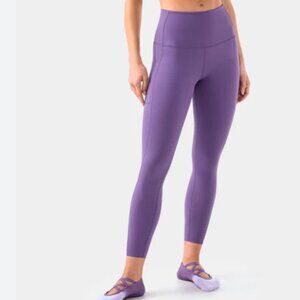 SAVVI Leggings Mid Rise  Medium Purple Gray